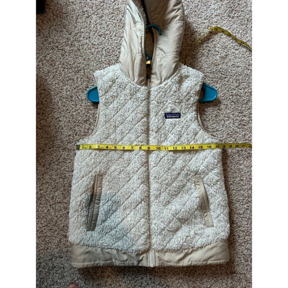Patagonia Los Gatos reversable hooded vest, small, Sherpa fleece - Picture 9 of 15